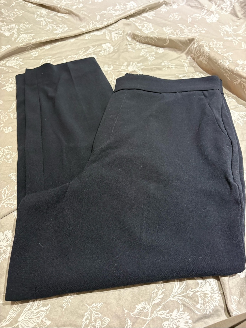 Banana Republic navy pull on dress pants 16